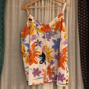 Jessica Simpson floral cami 2X EUC
